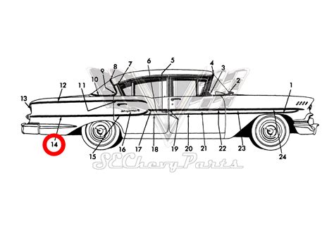 1958 chevy delray sheet metal|1958 Chevy parts lookup.